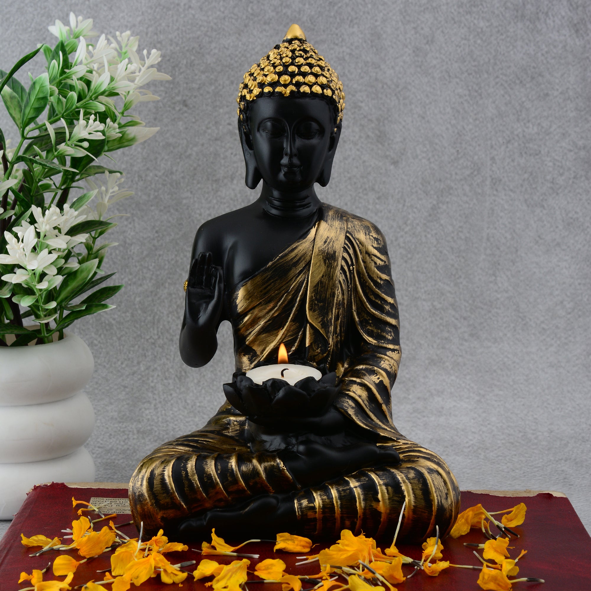 Samadhi Buddha with Candle