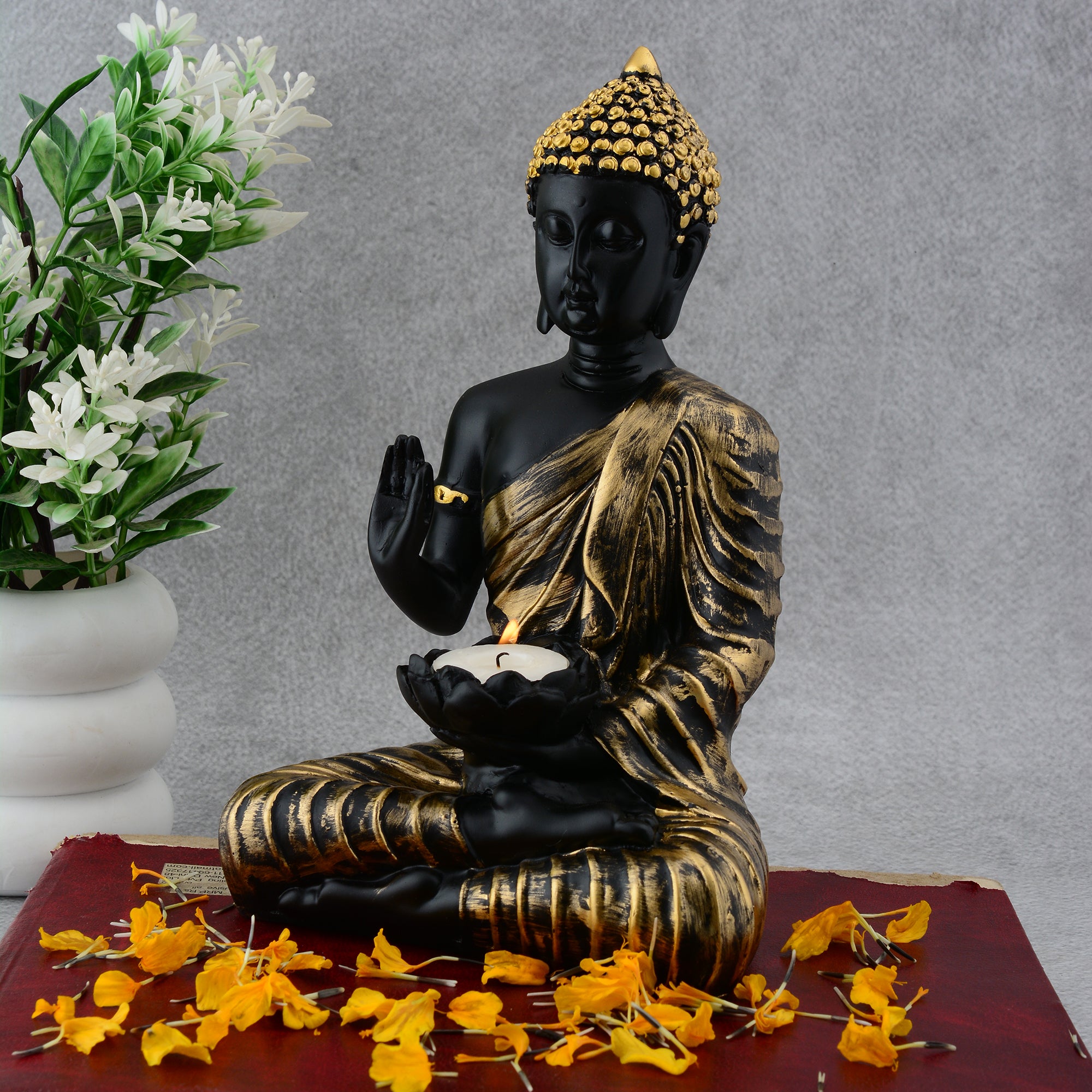 Samadhi Buddha with Candle