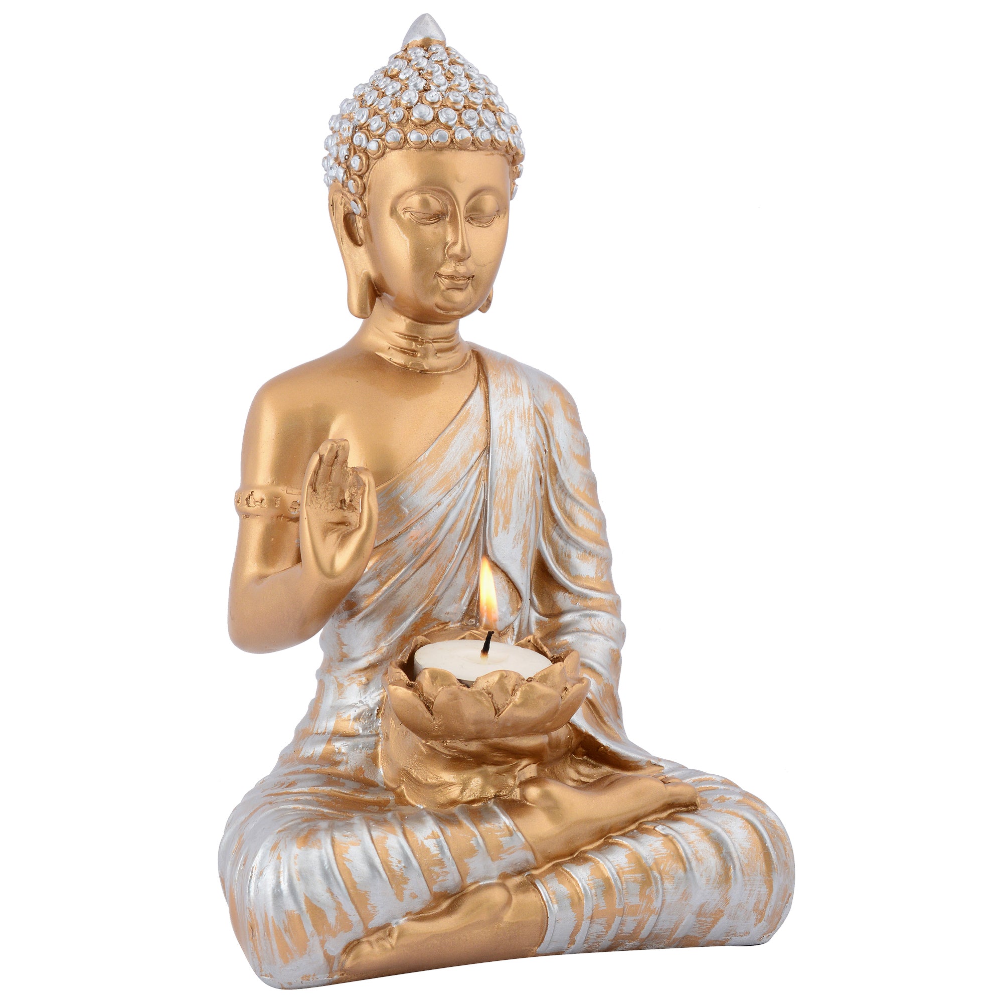 Samadhi Buddha with Candle