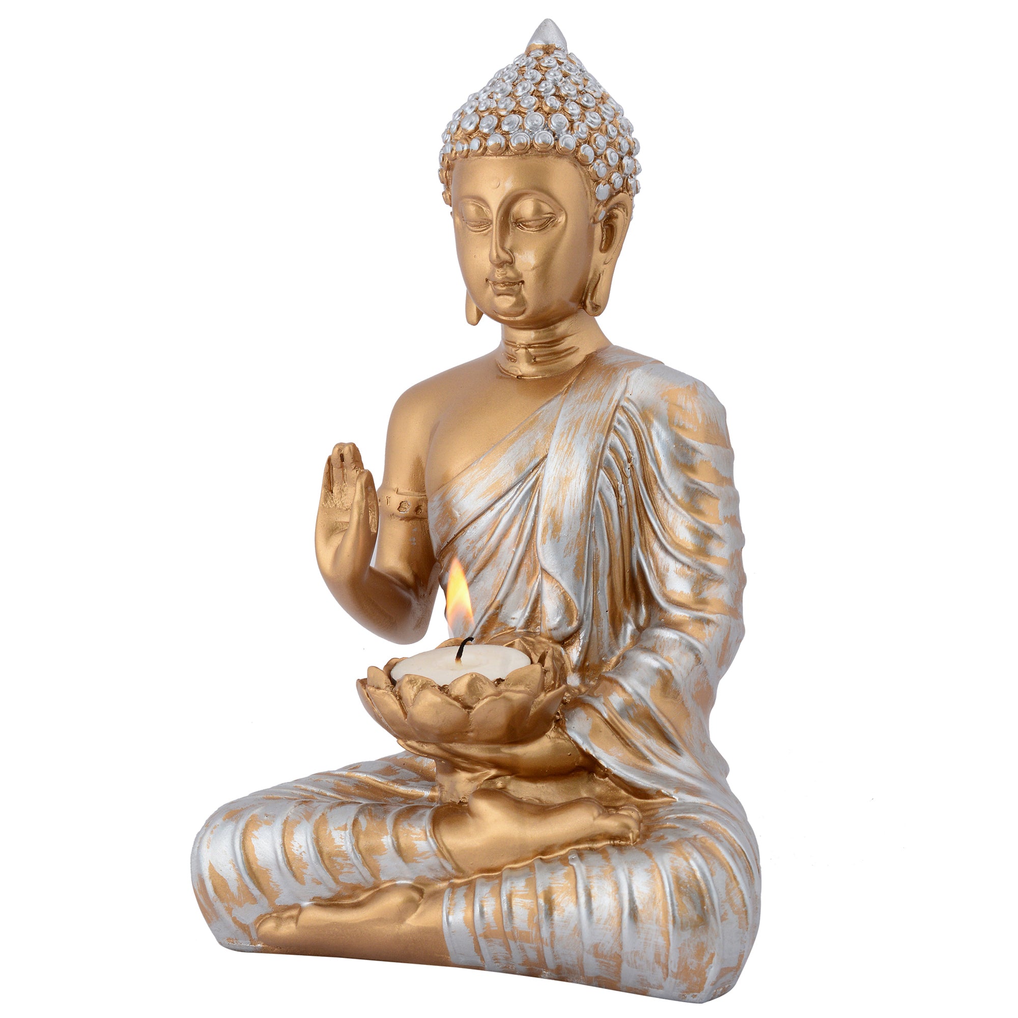 Samadhi Buddha with Candle