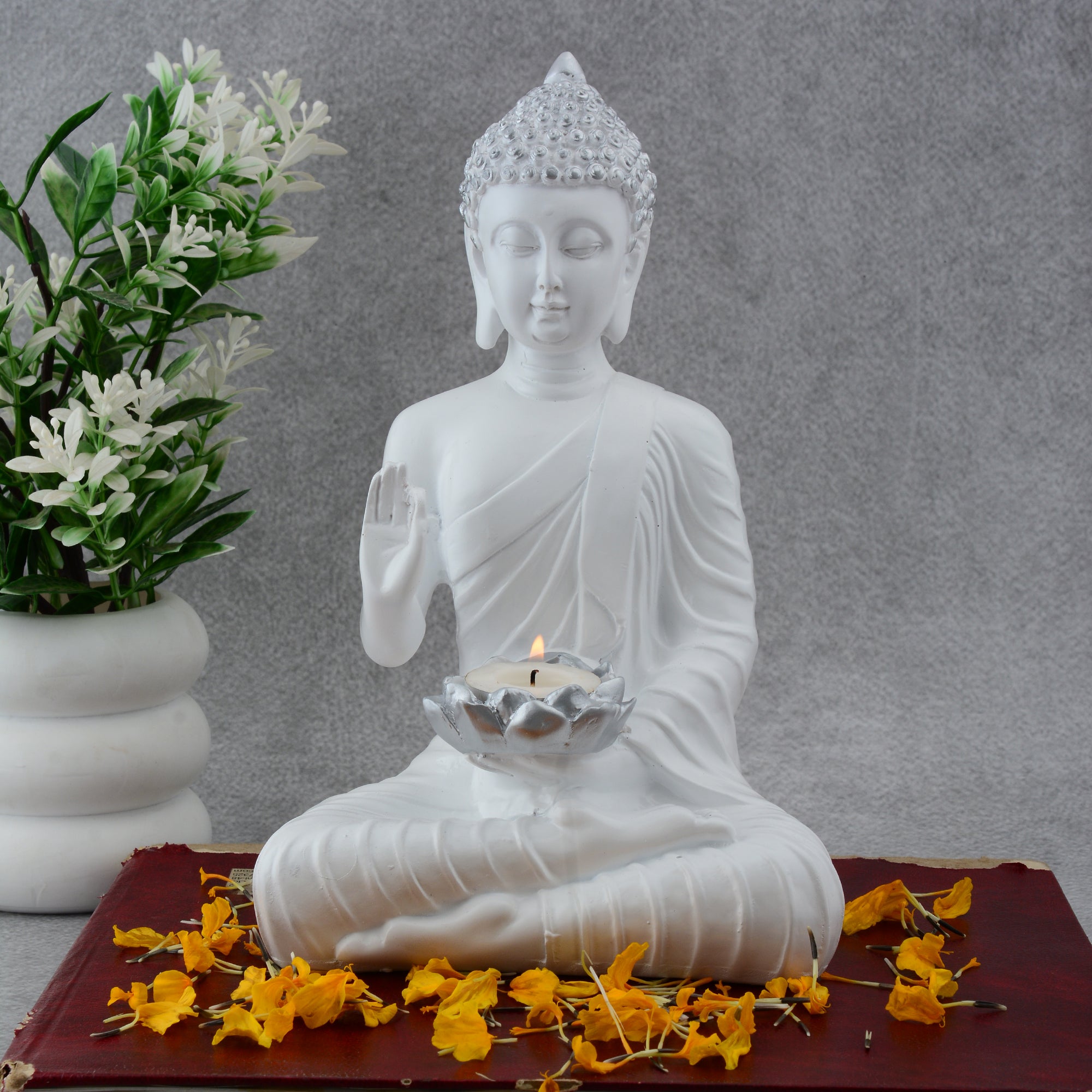 Samadhi Buddha with Candle