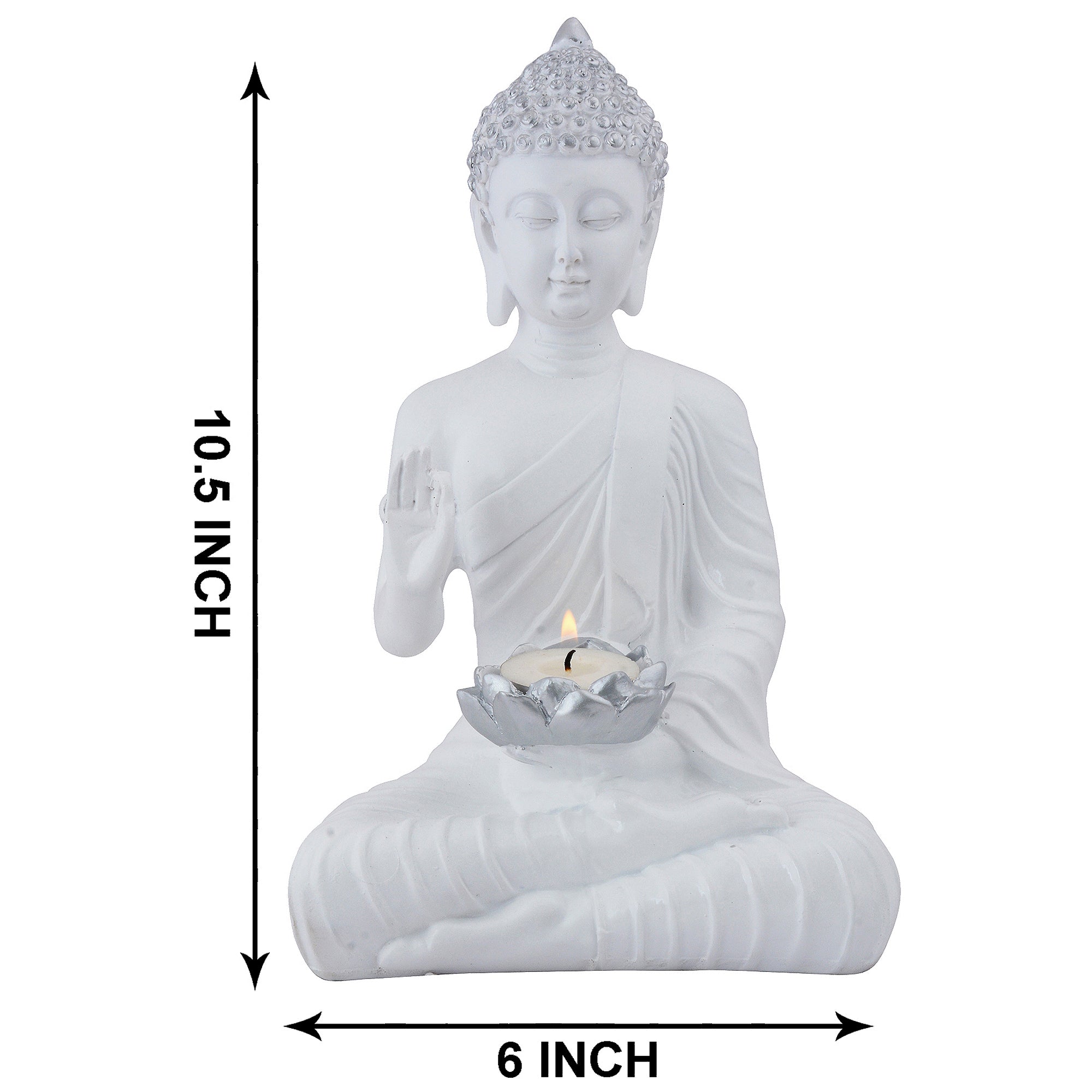 Samadhi Buddha with Candle