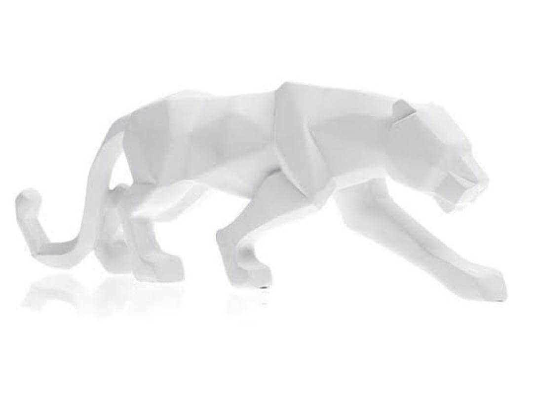 Geometrical Panther Statue