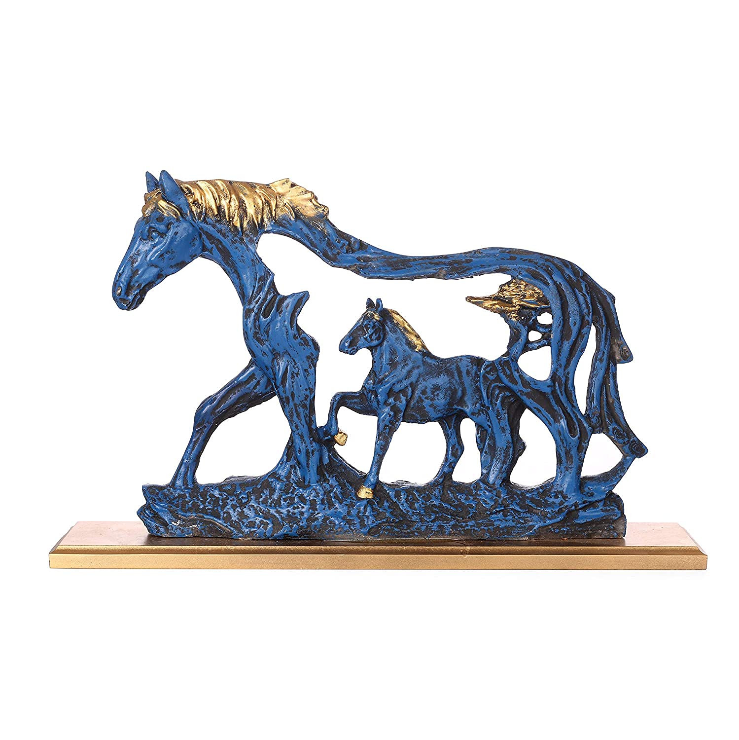 Horse with Baby Horse Statue