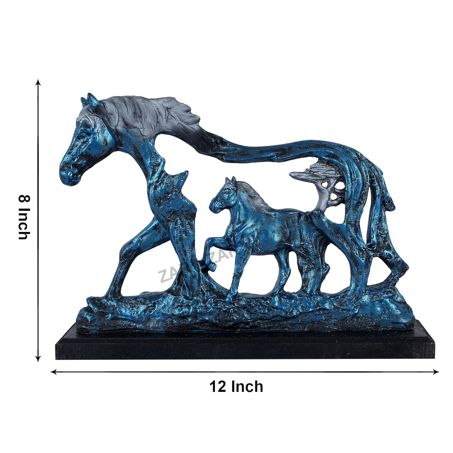 Horse with Baby Horse Statue