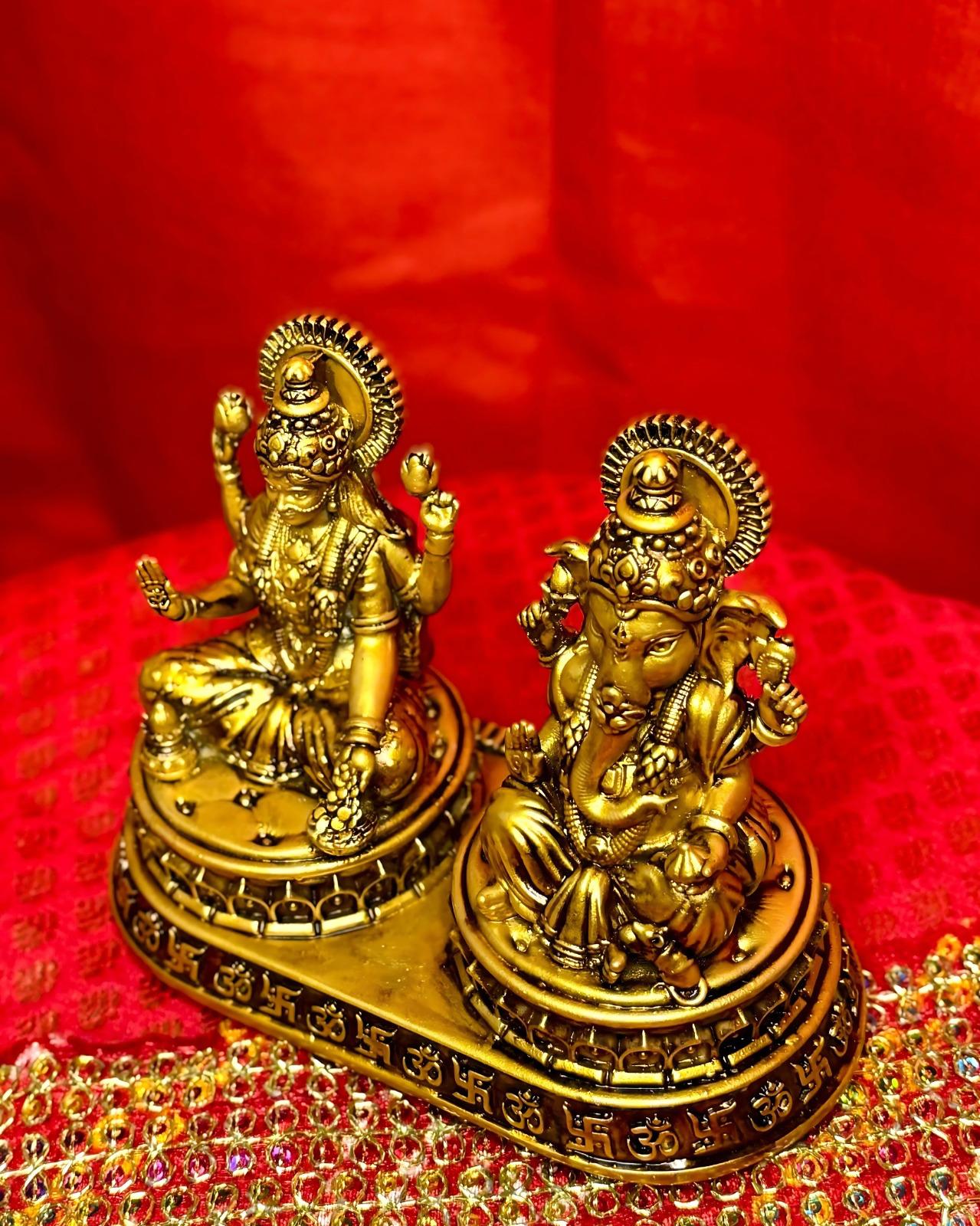 Dhan-Siddhi Laxmi Ganesha Idol