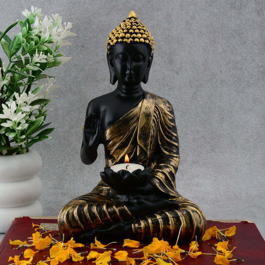 Samadhi Buddha with Candle