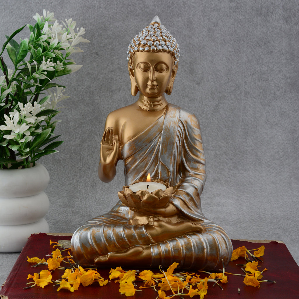 Samadhi Buddha with Candle