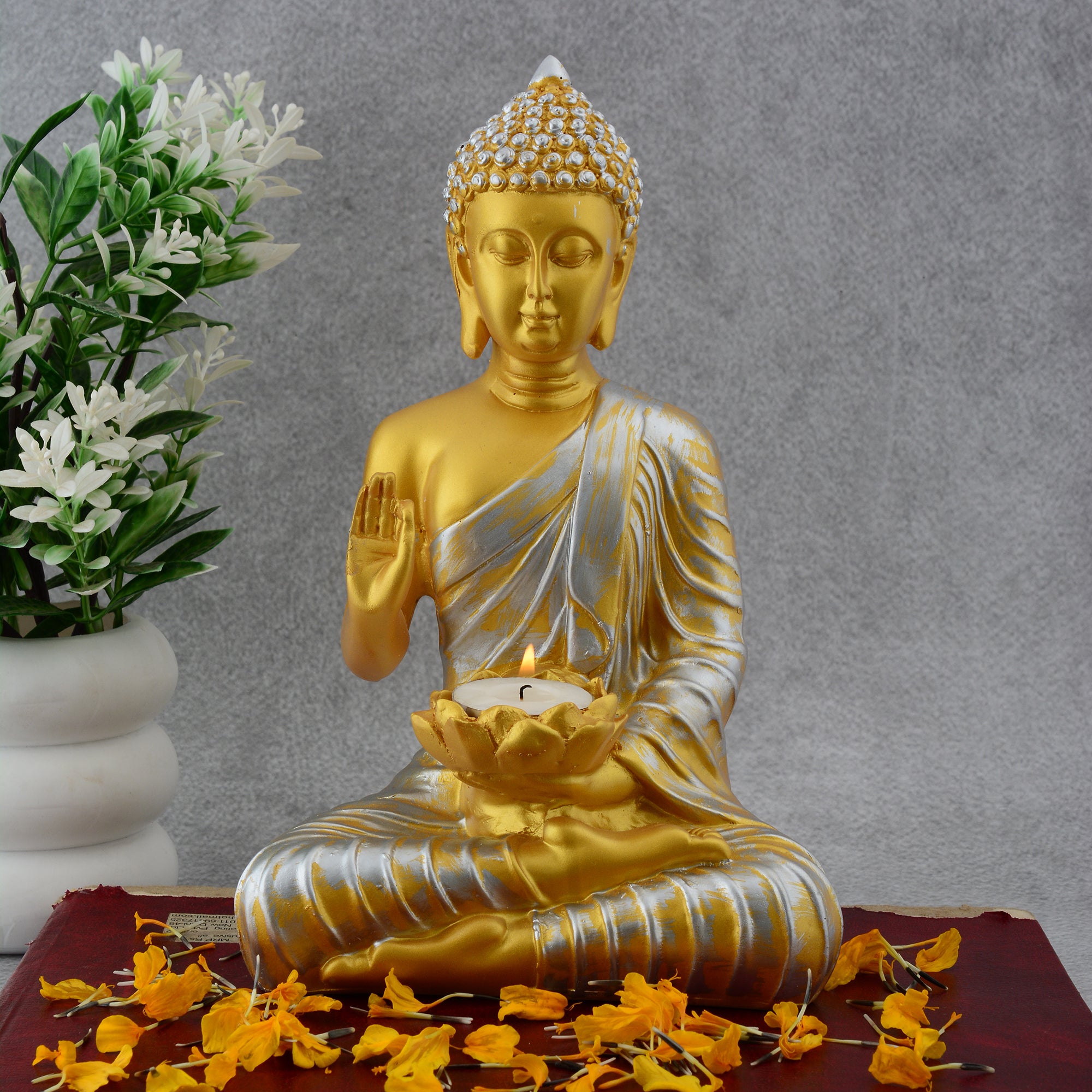 Samadhi Buddha with Candle