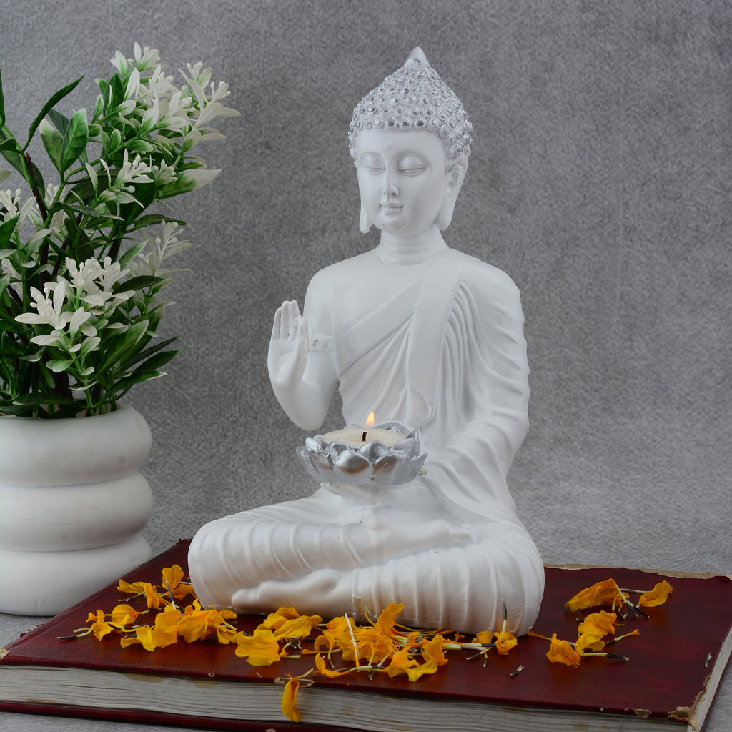 Samadhi Buddha with Candle