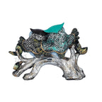 Owl Pair Sitting on Tree Showpiece