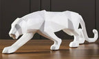 Geometrical Panther Statue