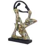 Dancing Couple Sculpture White