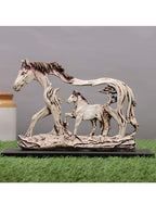 Horse with Baby Horse Statue