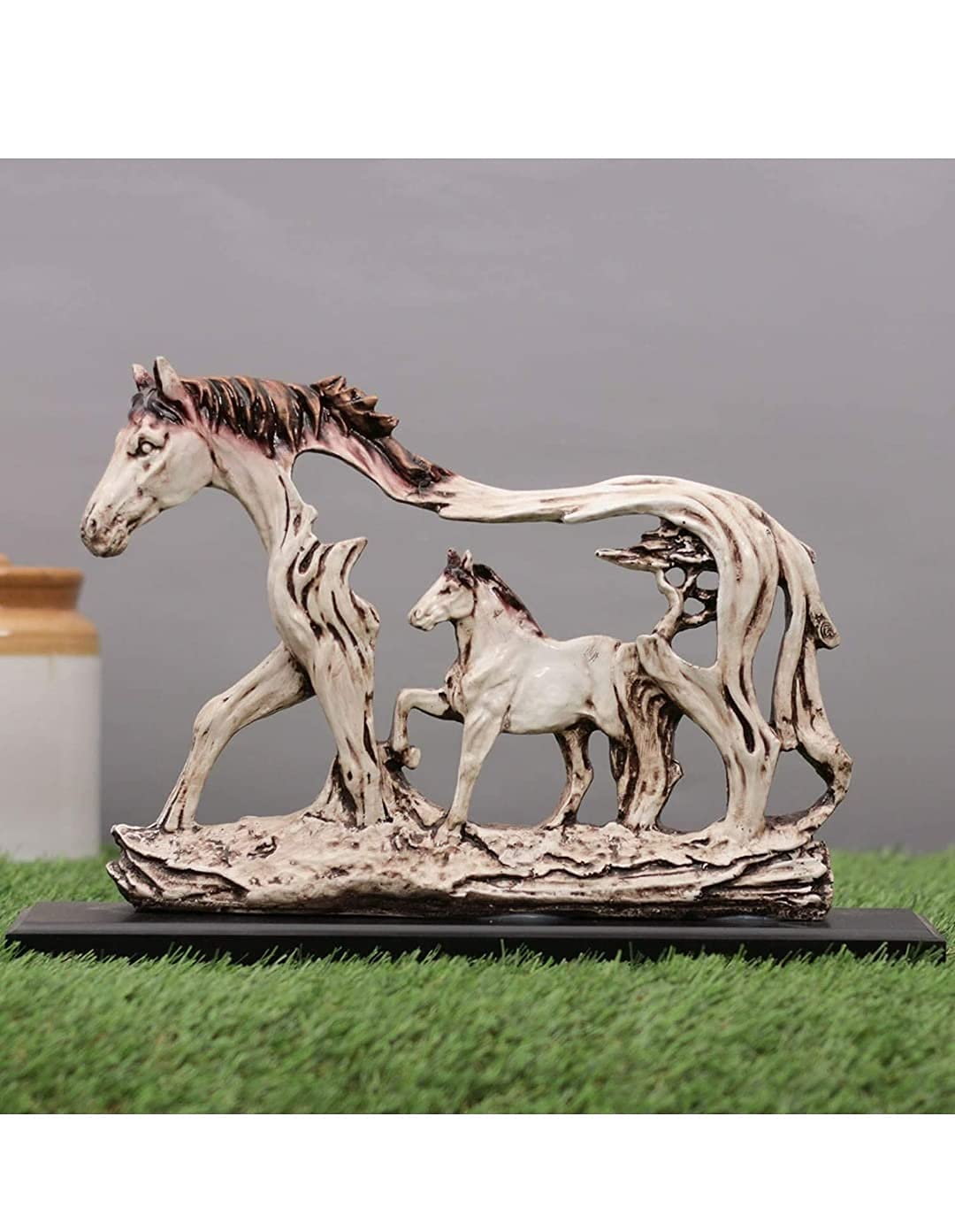 Horse with Baby Horse Statue