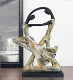 Dancing Couple Sculpture White