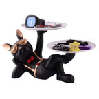 Bulldog Showpiece with Tray