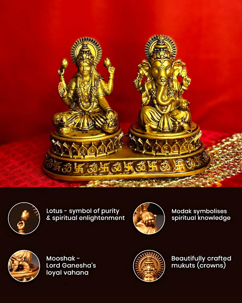 Dhan-Siddhi Laxmi Ganesha Idol